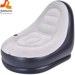 Chaise longue floquée avec tabouret Jilong Avenli marque fauteuil floqué pour salon matelas pneumatique - Product Image 5