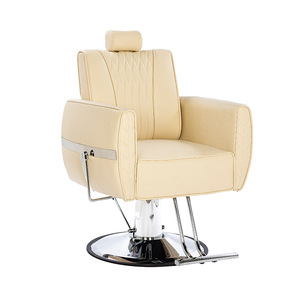 Sillón de Peluquería Reclinable de Alta Gama con Funciones de Maquillaje, Material de Acero y Poliuretano - Product Image 2