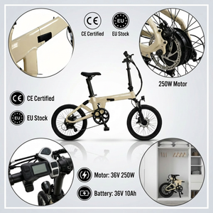 จักรยานเสือภูเขาไฟฟ้าพับได้ยอดนิยมจากยุโรป ดีไซน์สำหรับเมืองและถนน 36V 7 สปีด ใช้งานได้หลากหลาย พกพาสะดวก - Product Image 1
