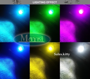 Kit Luci a Fibra Ottica RGB Scintillanti per Piscina, 20 Pezzi, Vendita Calda ㎡   Illuminazione a LED per piscina con corpo lampada in PMMA effetto cielo stellato - Product Image 3