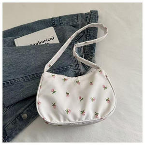 Sac à main en cuir PU mignon imprimé floral avec poignée supérieure et bandoulière pour femme - Product Image 3