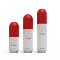 Forme de capsule ronde vide 40ml 60ml 80ml bouteilles de pulvérisateur de brume fine bouteilles de pulvérisateur d'emballage cosmétique personnalisé