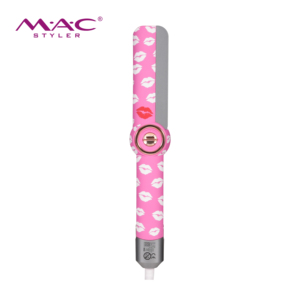 Lisseur professionnel MAC rose à dents de peigne, design imprimé lèvres, haute qualité, vente en gros, personnalisé, lisseur de cheveux coréen - Product Image 4