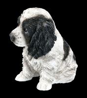 Figurine Cocker épagneul pour chiot, Statue Cocker épagneul, sculpture de chien personnalisée