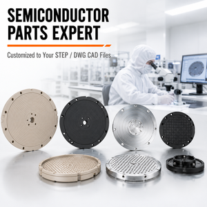 Placa de Succión al Vacío para Obleas de Semiconductores PEEK, Mecanizada por CNC, Fabricación OEM - Product Image 6