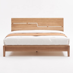 Juego de Cama Moderno de Madera Maciza de Fresno, Diseño de Hotel de Lujo, Fácil Montaje, Silencioso, para Apartamentos Ruidosos, Uso Comercial - Product Image 4