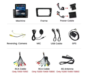 Lecteur vidéo de voiture Tesla Android 13 8 cœurs IPS DSP pour Audi A3 <span class=keywords><strong>S3</strong></span> 2003-2013 8+128 Go Système audio Radio ADAS DVR GPS BT Stéréo - Product Image 4