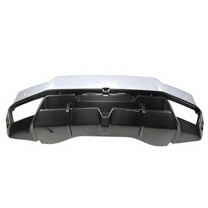 EUROCAR Nuevo Kit de Carrocería de Fibra de Carbono Estilo SD LP580/LP610: Labio Delantero, Faldones Laterales y Alerón Trasero, Montaje Atornillable, Ajuste Universal - Product Image 1