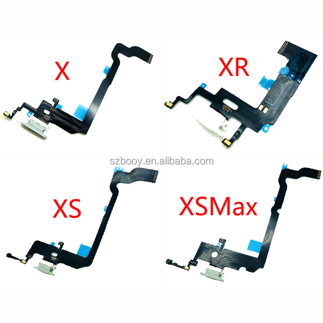 Mobile Phone Flex Cables for iPhone X XS XR XS MAX 6 7 Plus 8 8 Plus 7P 8P 6 6S 6plus 6splus Charging Port Dock Connector Flex