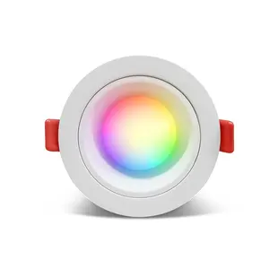 Gledopto-luz descendente inteligente GL-D-007P ZIGBEE, 12W, RGB, CCT, IP54, impermeable, Alexa