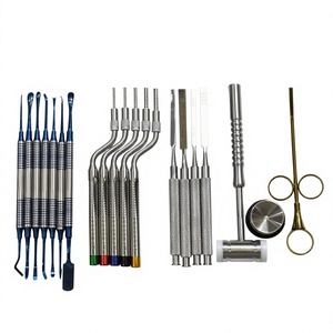 Offre Spéciale : Kit de 19 Outils Manuels Essentiels pour Levage Sinusien et Osteotome, Élévateurs en Acier Inoxydable, Ciseaux à Greffe Osseuse, Maillet Chirurgical, Certifié CE - Product Image 1