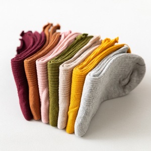 Calcetines de Mujer de Alta Calidad y Económicos con Diseño de Encaje, Color Sólido, Estilo Moderno, Calcetines de Tubo a la Moda - Product Image 3