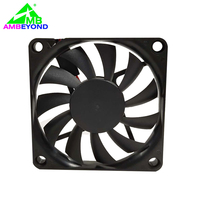Ventilateur de refroidissement axial DC 7010 70x70x10mm 12V 24V sans balais à roulement à billes pour onduleur solaire UPS, humidificateur, réfrigérateur