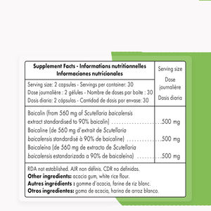 Baicalin baicalin Baikal skullcap สารสกัดจากราก85% baicalin แคปซูล baicalin ผลิตภัณฑ์เสริมอาหาร - Product Image 4
