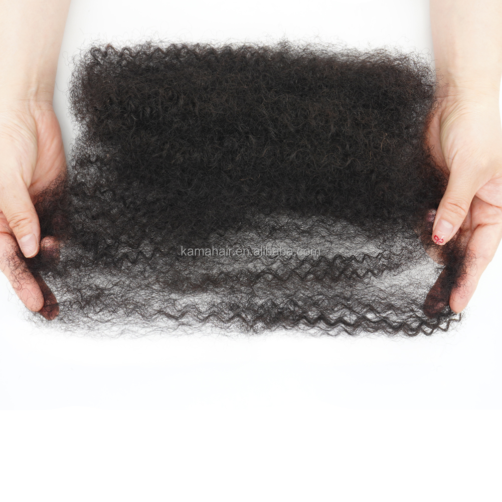 Vast Hair Workshop Craft Detail 6 for KAMA 4C Raw Remy Brazilian Human Hair Extensions for Spring Twist Braiding Pre-Fluffy Afro Kinky Curly Weave 50g Bundle