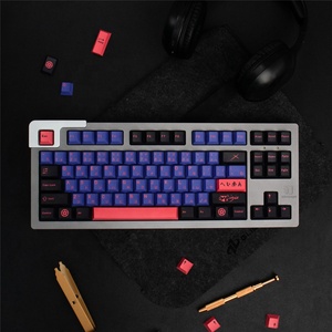 Teclas Ninja Keycap Cherry Profile PBT con Sublimación de Tinte, 129 Teclas para Teclados Mecánicos GH60 <span class=keywords><strong>GK61</strong></span> GK64 84 87 96 104 - Product Image 5