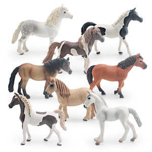 Meilleur vendeur PVC simulé modèle d'étalon animal sauvage jouets pintes arabes cheval gallois poneys islandais jouets décoratifs jouets animaux - Product Image 4