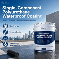 Revêtement imperméabilisant polyuréthane monocomposant, membrane liquide imperméabilisante hautement élastique pour toiture et sous-sol