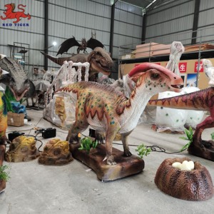 AD-222 Parque de Atracciones Animatronic Parasautes dinosaurios para venta - Product Image 3