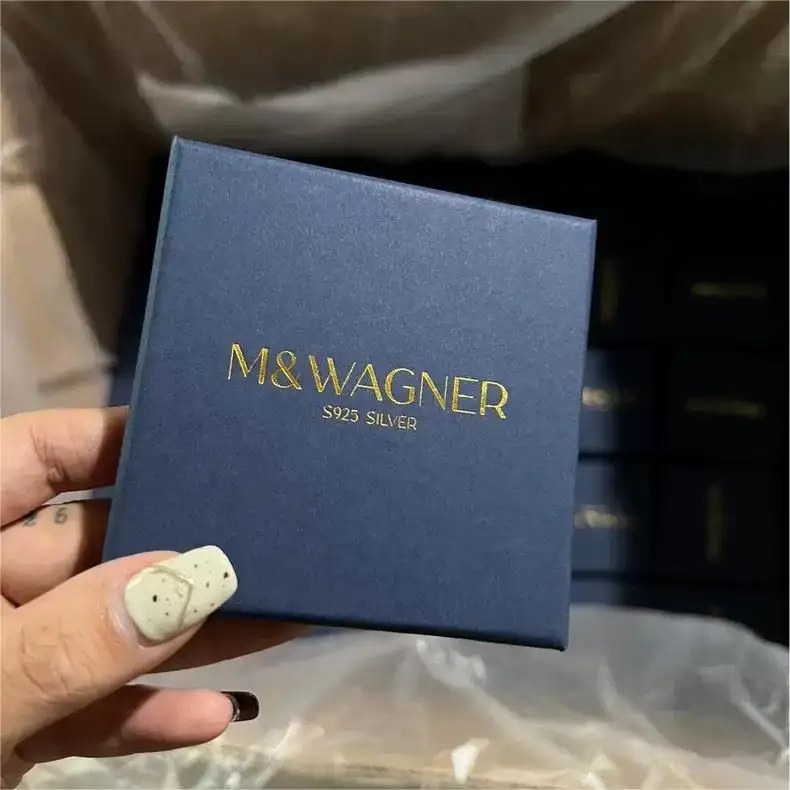 Маленькие Роскошные ювелирные изделия подарок ожерелье серьги жесткая бумажная коробка на заказ упаковка печатная картонная коробка с логотипом