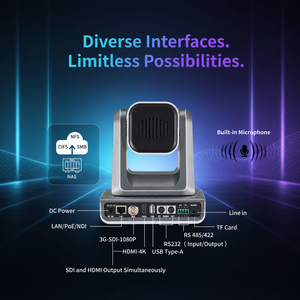 NDI | HX3 + HDMI + 3G-SDI รองรับการส่งออกพร้อมกัน ซูมออปติคอล 12x/18x/25x กล้องวิดีโอ PTZ 4K โซลูชันการถ่ายทอดสดระดับมืออาชีพ - Product Image 6