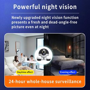 Robot Monitor hewan peliharaan pintar, dengan kamera ganda 4K + mainan Laser + penglihatan malam | Kontrol aplikasi jarak jauh untuk kucing & anjing - Product Image 5