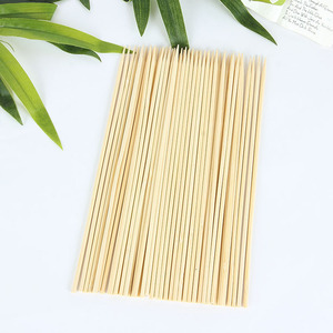 Brochettes en bambou Bamboo Saint 4,0x30mm 50 pièces biodégradables pour barbecue - Product Image 3