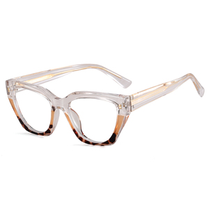 UAN UAI Nuevas Monturas Ópticas de Gran Tamaño, Transparentes, Color Caramelo, Elegantes y de Alta Calidad para Mujer, Venta al por Mayor - Product Image 5