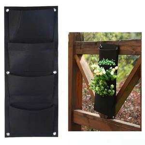Jardinière verticale en feutre pour plantes, sac de culture mural en feutre pour fleurs, sacs de plantation pour jardin mural vertical - Product Image 4