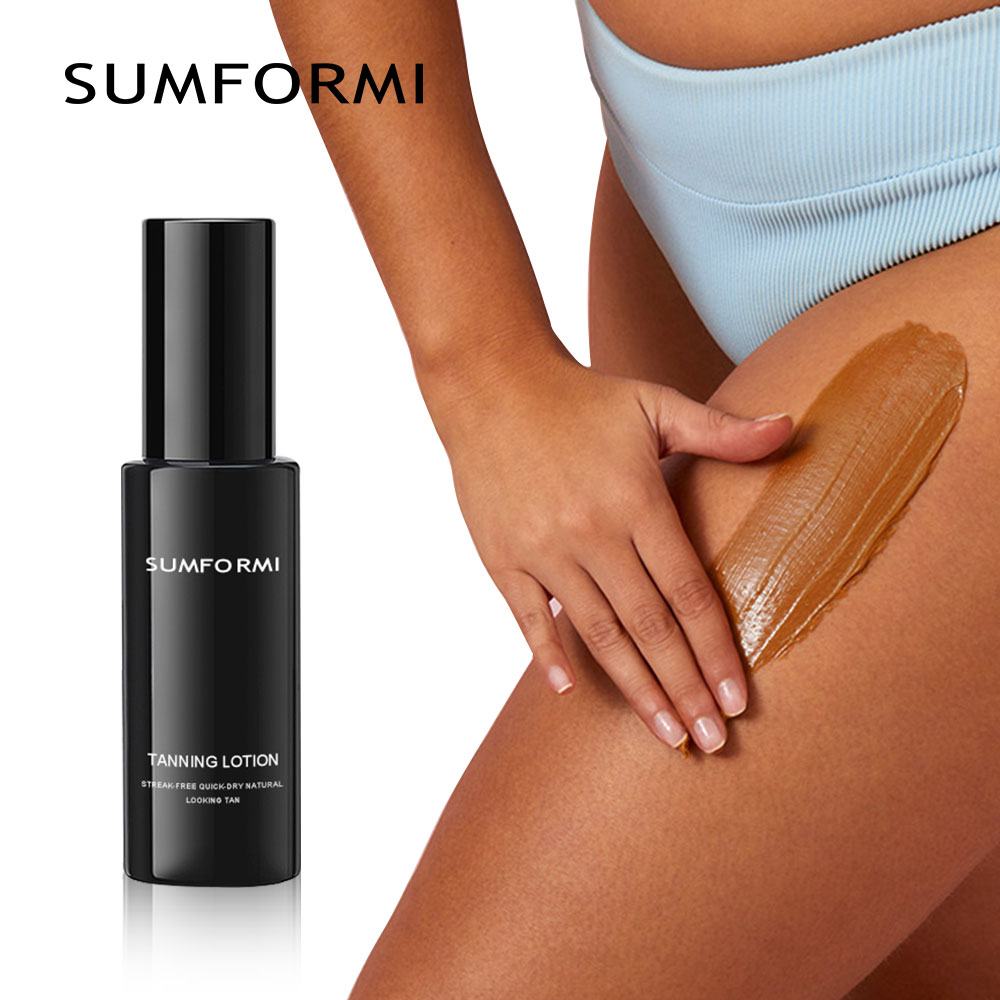 Лидер продаж, лосьон для загара с собственным логотипом, органический пептидный лосьон для загара без солнца для тела