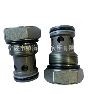 วาล์วกันกลับแบบคาร์ทริดจ์ไฮดรอลิกแบบเกลียว Cv16 20 เหล็กกล้าคาร์บอน สำหรับน้ำมัน อุณหภูมิปกติ - Product Image 2