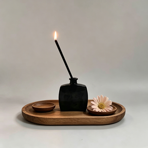 Vela de Aceite Decorativa de Diseño, para <span class=keywords><strong>Villa</strong></span> y Apartamento, Decoración Diaria, con Mecha de Vidrio Reutilizable, Decoración Interior - Product Image 1