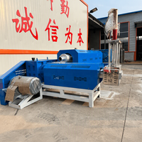 Machine de granulation de double-unité de vis simple de recyclage des déchets en plastique avec le système de compactage et de pelletisation