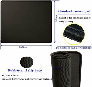 Alfombrilla de Ratón Rectangular de Goma SANXING para Juegos, 700x300x2mm, Negra, Antideslizante, para Oficina - Product Image 3
