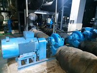 Pompe horizontale à double volute à grand débit en acier inoxydable, à carter divisé, multistade, haute pression, résistante à la corrosion, OEM
