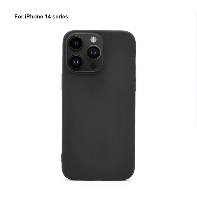 New Ultra Thin Matte Soft Solid TPU Mobile Phone Case for iPhone 14 Pro Max 14 Plus