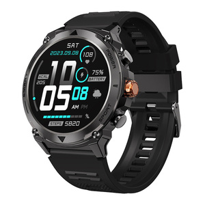 Montre connectée T53 Talk Sports, écran AMOLED 1,43 pouces, fréquence cardiaque, pression artérielle, montre connectée résistante aux intempéries pour l'extérieur - Product Image 1
