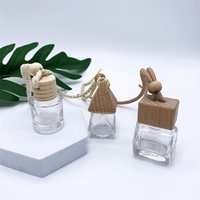 Populaire Flacon diffuseur vide en verre 8ml 10ml pour diffuseur de parfum de voiture à clipser, pendentif pour huiles essentielles et parfums, 100 pièces