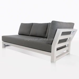 الباحة الأثاث الفاخرة مريحة مقعد الاقسام على محمل الجد أنيق غير قابل للصدأ الألومنيوم الإطار حديقة الأرائك - Product Image 2