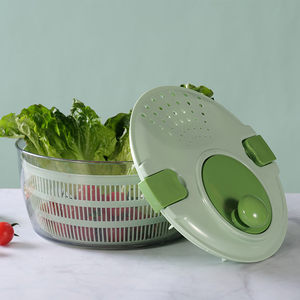 <span class=keywords><strong>Essoreuse</strong></span> à <span class=keywords><strong>salade</strong></span> manuelle en plastique <span class=keywords><strong>sans</strong></span> <span class=keywords><strong>BPA</strong></span> AMAZO 4L, certifiée LFGB, écologique, outils à <span class=keywords><strong>salade</strong></span>, emballage en boîte couleur, vente chaude - Product Image 2