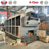 Chaudière industrielle à vapeur et eau chaude à montage rapide DZH, double usage, haute efficacité thermique pour l'alimentation en chaleur de la production industrielle