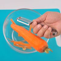 Creatieve handmatige keukenhulp van roestvrij staal, professionele snijder en schiller voor groenten, aardappelen en fruit