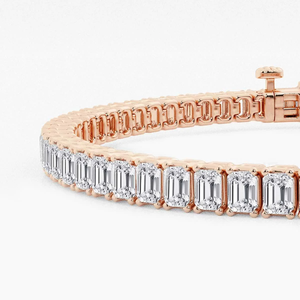 Pulsera de tenis con 3 quilates de diamantes redondos cultivados en laboratorio, diseño de tulipán, 7 pulgadas, joyería delicada y brillante, regalo para mujer - Product Image 1