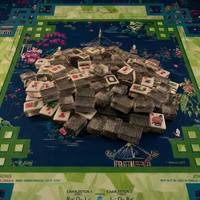 Ensemble de mahjong américain de luxe en acrylique noir à 2 couches de 32 mm, 160 pièces, jeux de société et cadeaux de luxe pour 4 personnes, expédié localement