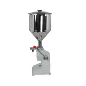 San A03 mesin pengisi cairan pasta botol Losion kosmetik minyak esensial piston volume kecil manual 0-50ml
