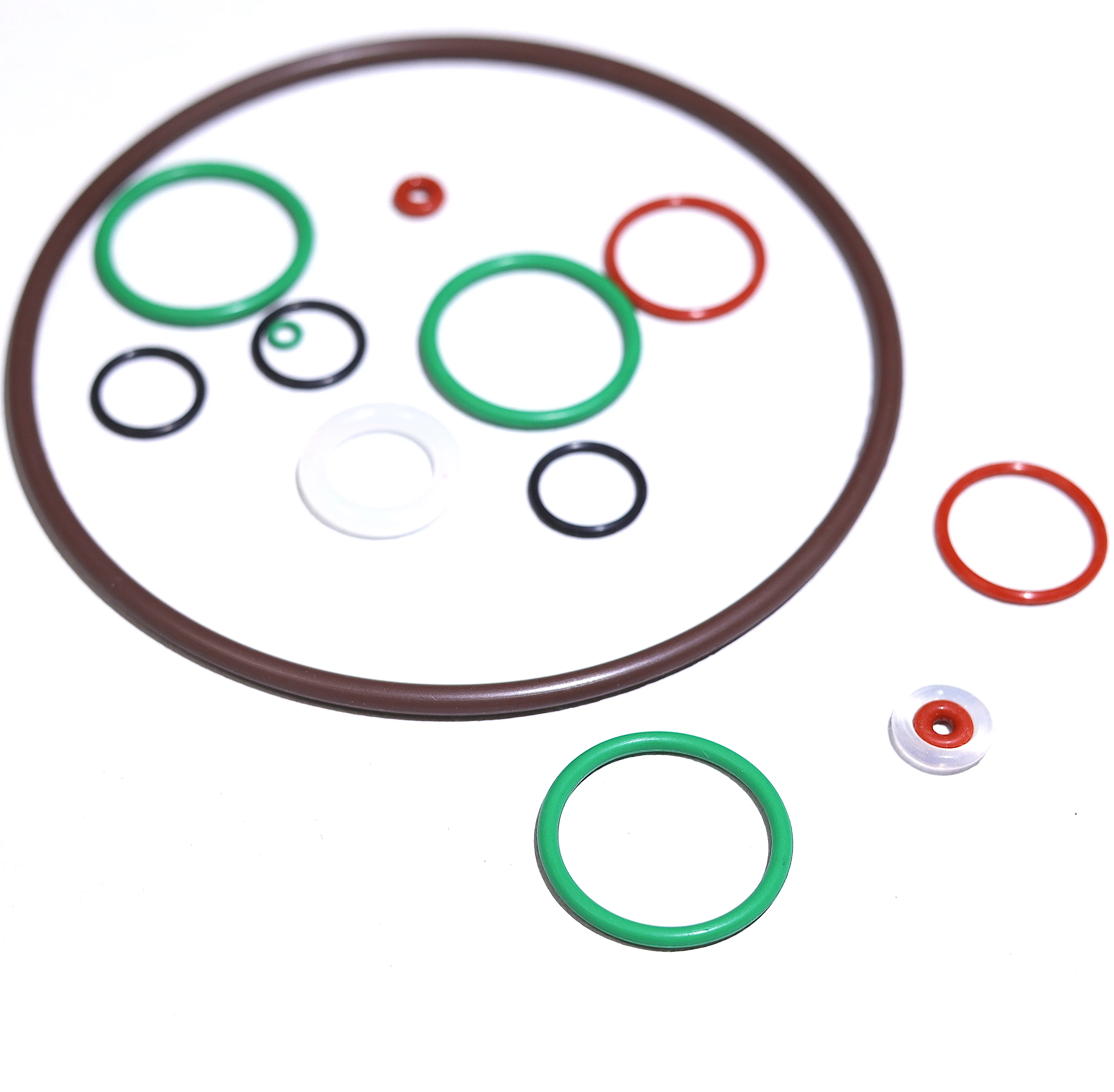 Customize Hydraulic Rubber Nitrile O-ring Colorful Ring NBR FKM PTFE Oring Joints toriques
