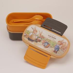 Lonchera Tiffin de Doble Capa Debi Rabbit para Uso Escolar y Niños - 1100 ML - Product Image 1