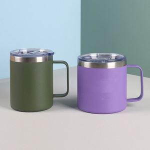 304 Stainless Steel Insulated <b>Mug</b> with Handle Business Office <b>Mug</b> Portable Coffee Cup Gift <b>Box</b> - Product Image 1