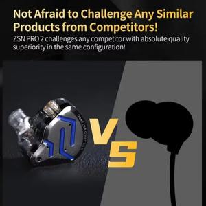 <span class=keywords><strong>KZ</strong></span> <span class=keywords><strong>ZSNPro</strong></span> 2 ZSN PRO 2 Hybrid Drive 1BA + 1DD in Ear Metal Earphones HIFI Bass Headset Sport Noise Cancelling Headphone - Product Image 5