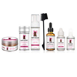 Pomada de <span class=keywords><strong>Gel</strong></span> orgánico para Estilismo de cabello, accesorio profesional para salón de belleza, con etiqueta privada y Control de bordes, venta al por mayor - Product Image 1